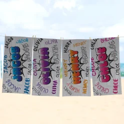 Graffiti Fun Beach Towel