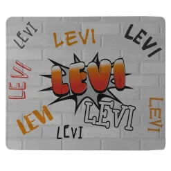 Graffiti Fun Plush Blanket