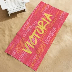 Graffiti Name Beach Towel