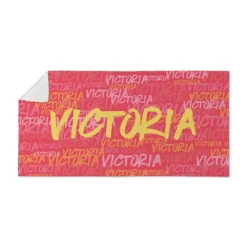 Graffiti Name Beach Towel