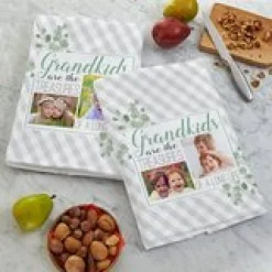 Grandkids Are Treasures Photo Hand Towel