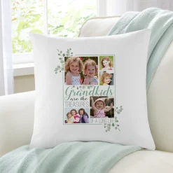 Grandkids Are Treasures Photo Throw Pillow