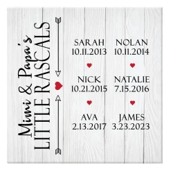 Grandkids Have Our Hearts Canvas