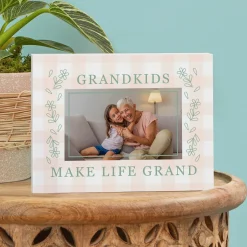 Grandkids Make Life Grand Photo Wood Block
