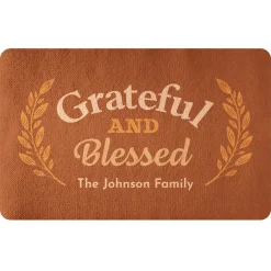 Grateful and Blessed Doormat