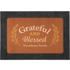 Grateful and Blessed Doormat