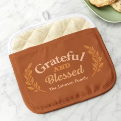 Grateful and Blessed Pot Holder