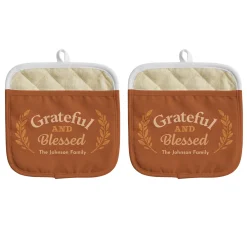 Grateful and Blessed Pot Holder
