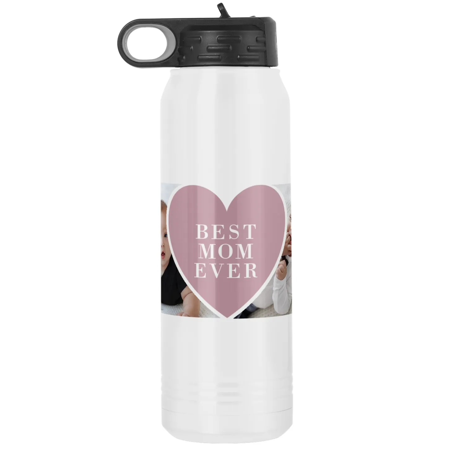 Grateful Heart Photo Water Bottle