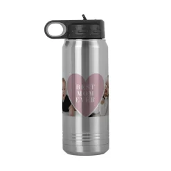 Grateful Heart Photo Water Bottle