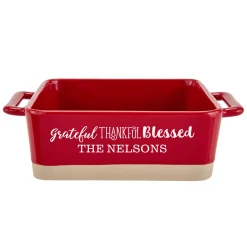 Grateful, Thankful, Blessed Stoneware