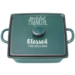 Grateful, Thankful, Blessed Stoneware