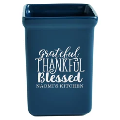 Grateful, Thankful, Blessed Stoneware