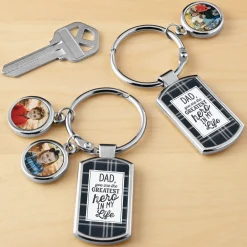 Greatest Hero Photo Keychain