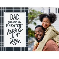 Greatest Hero Photo Panel Wood Block