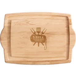 Grill Sergeant Maple Wood Cutting Board