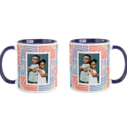 Groovy Flowers Photo Mug