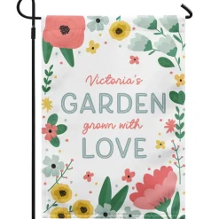 Grown with Love Garden Flag