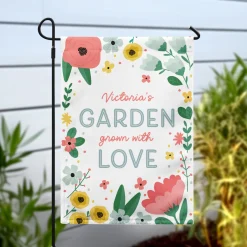 Grown with Love Garden Flag