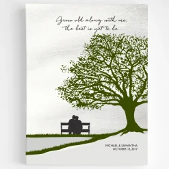 Grow Old With Me Canvas Art