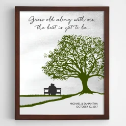 Grow Old With Me Canvas Art