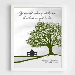 Grow Old With Me Canvas Art