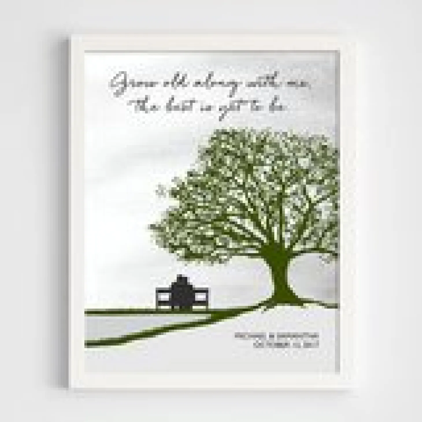 Grow Old With Me Canvas Art