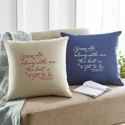 Grow Old With Me Throw Pillow