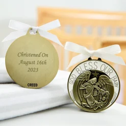 Guardian Angel Crib Medal