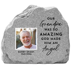 Guardian Angel Memorial Standing Garden Stone