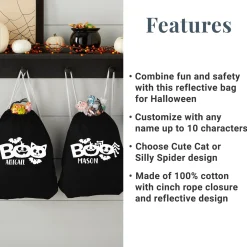 Halloween Friends Glow-in-the-Dark Drawstring Treat Bag