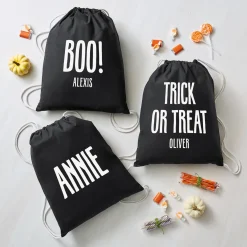 Halloween Fun Glow-in-the-Dark Drawstring Bag