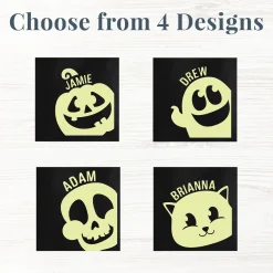 Halloween Party Glow-in-the-Dark Black Treat Bag