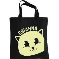 Halloween Party Glow-in-the-Dark Black Treat Bag
