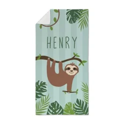 Hanging Around Sloth Beach Towel