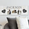 Hang On To Love Wedding Photo Canvas
