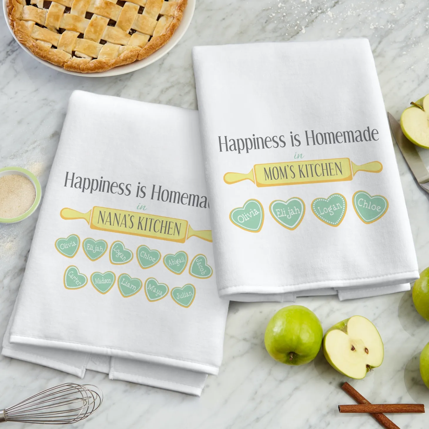 Happiness is Homemade Kitchen Towel