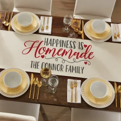 Happiness is Homemade Table Runner