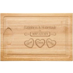 Happiness is Homemade Wood Cutting Board