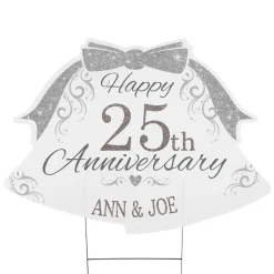 Happy Anniversary Bells Yard Sign