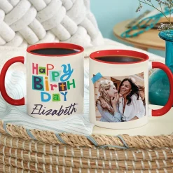 Happy Birthday Photo Mug