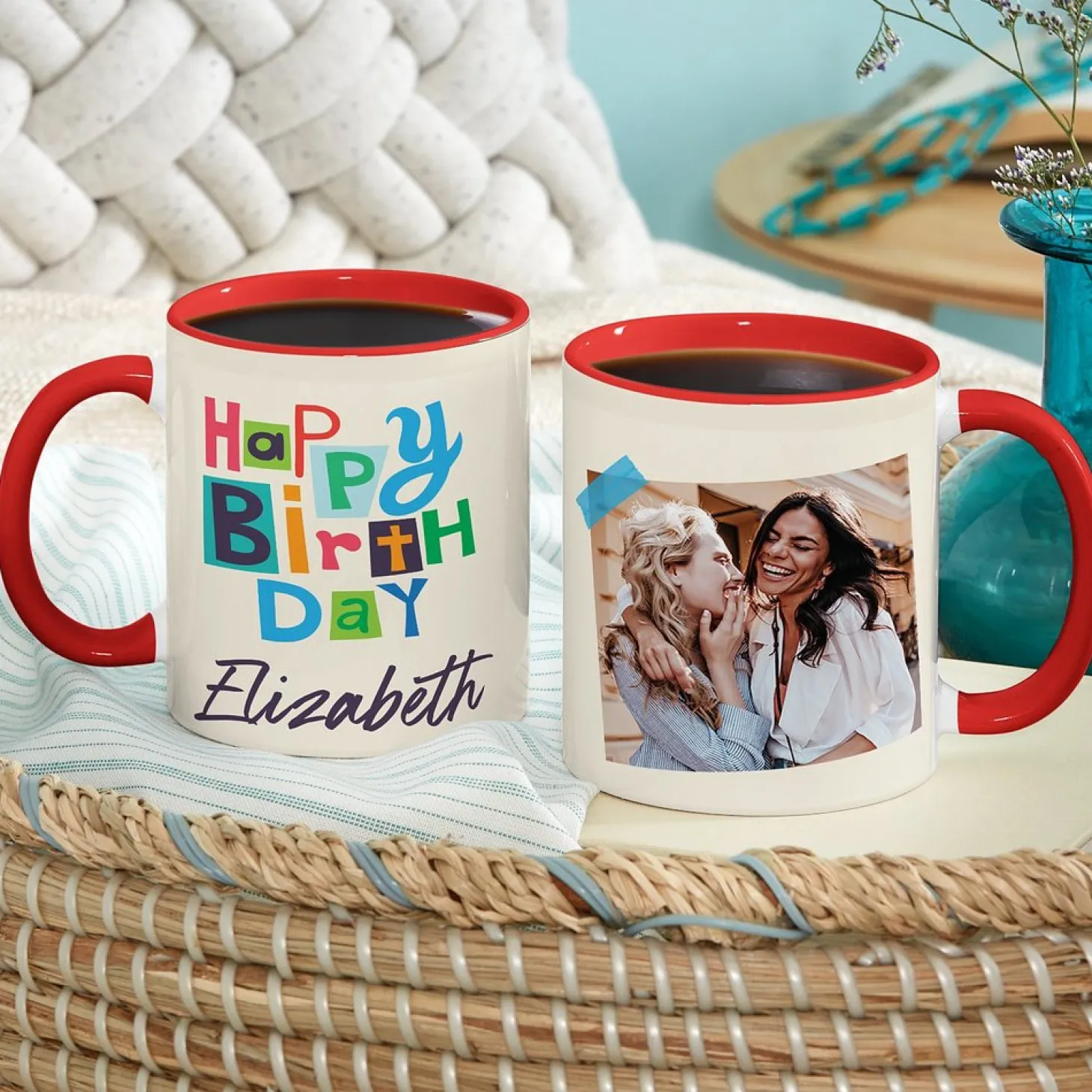 Happy Birthday Photo Mug