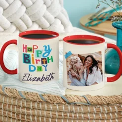 Happy Birthday Photo Mug