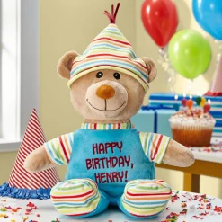 Happy Birthday Plush Bear