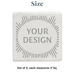 Happy Couple Tile Coaster Set