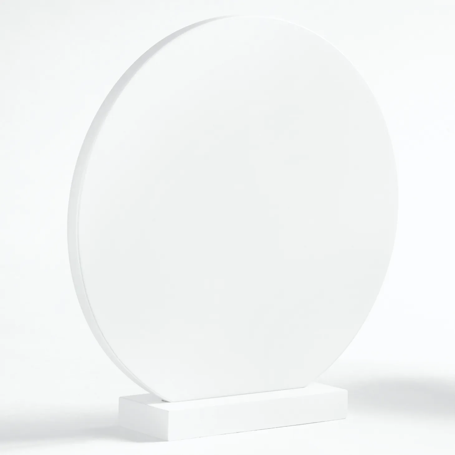 Happy Couple Wood Circle with Stand