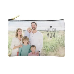 Happy Heart Photo Zipper Pouch