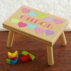 Happy Hearts Step Stool