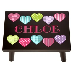 Happy Hearts Step Stool