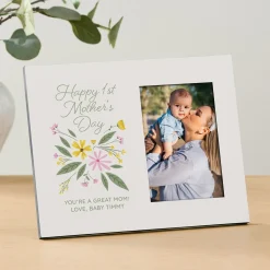Happy 1st Mother's Day Floral Photo Frame